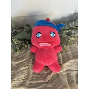Wicked Cool Toys Ninja 8" Collector Plush‎ Series 1 #05 Pon Pon Pink 8" WCT Red